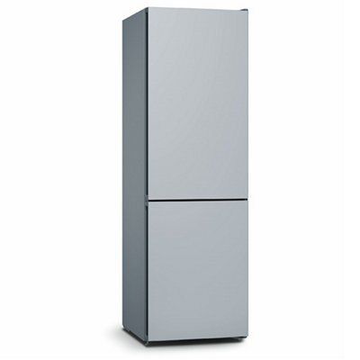 Bosch Grey & Red Freestanding Fridge Freezer With Coloured Panel Price Comparisons | Compare The Build