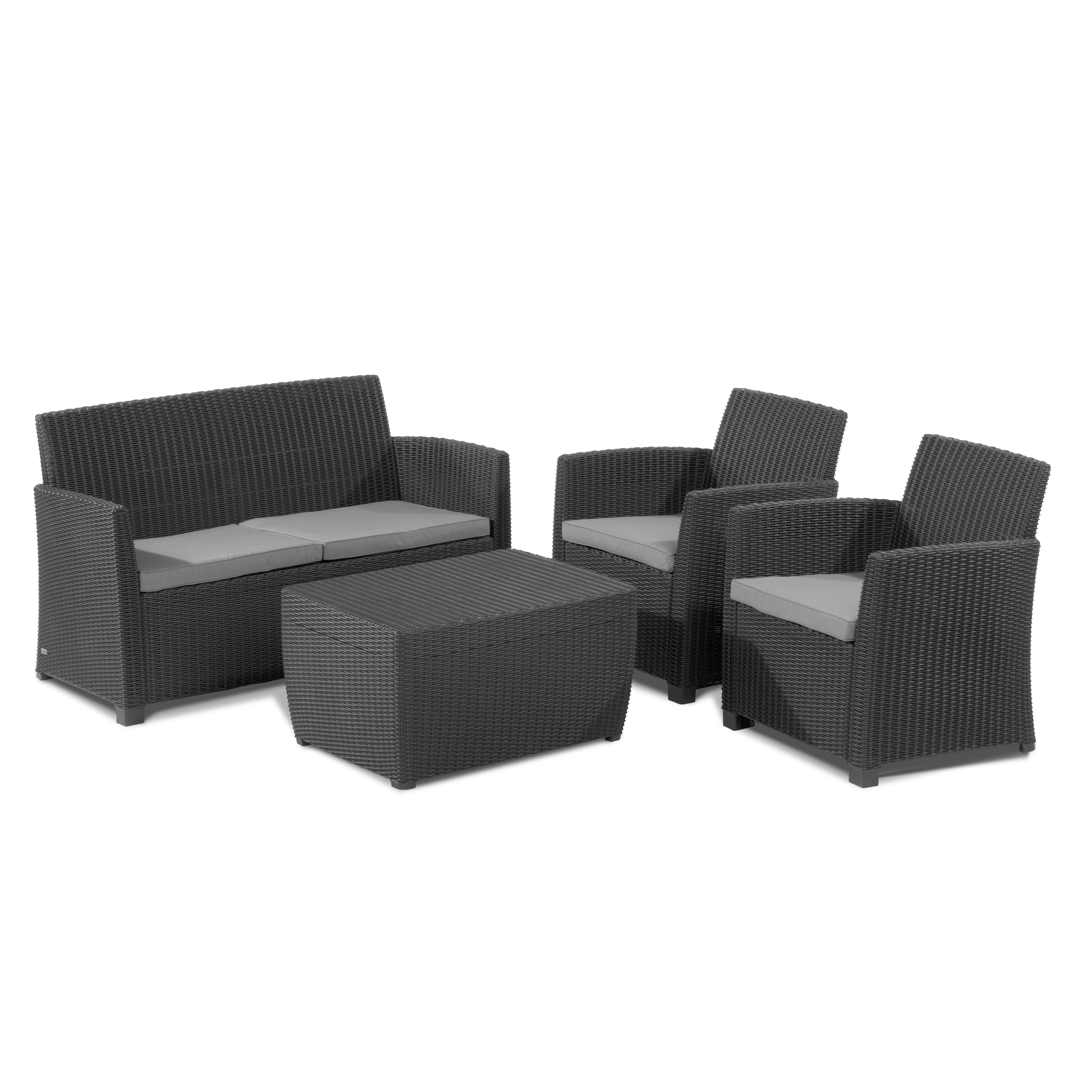 Keter Mia Plastic 4 seater Coffee set Price Comparisons | Compare The Build