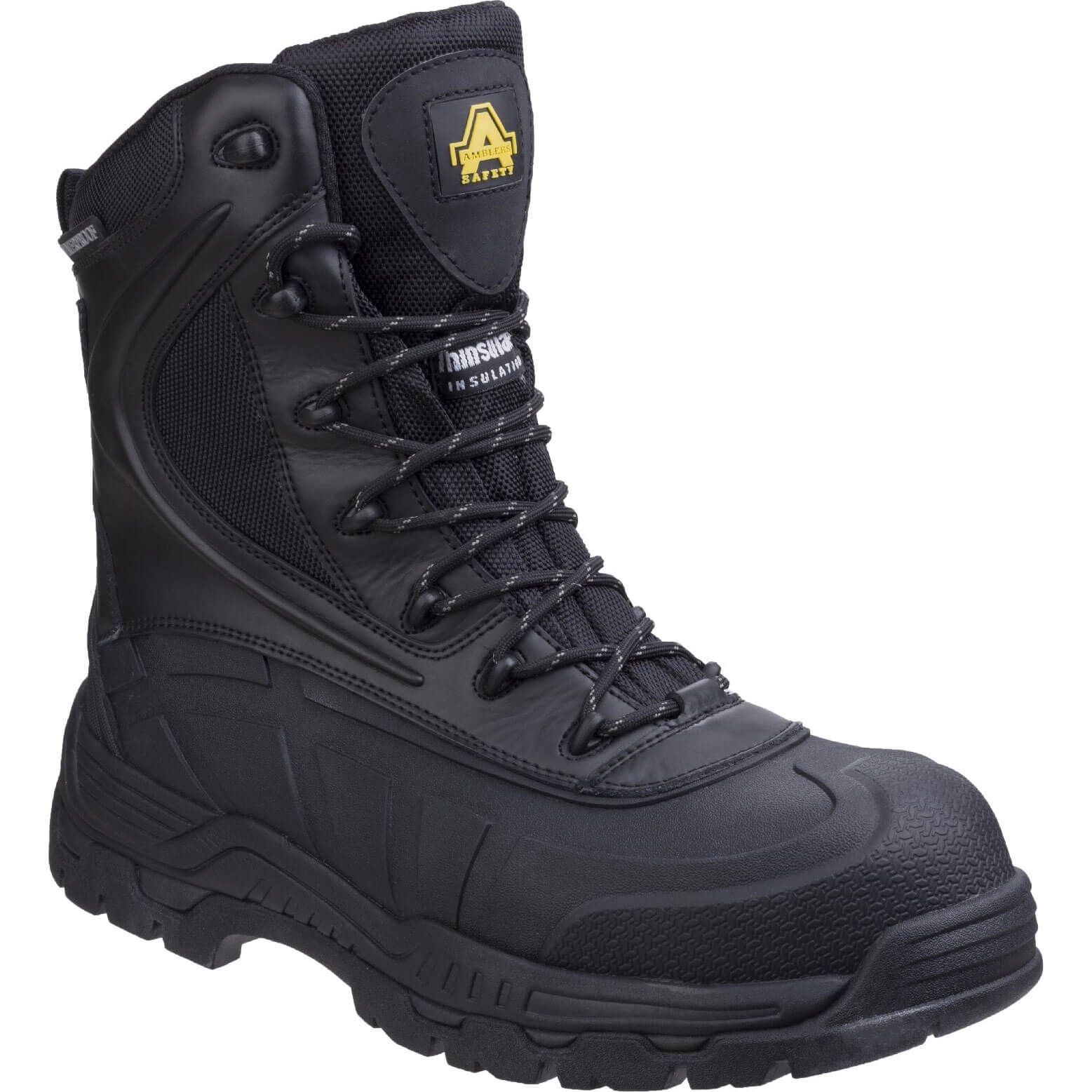 Amblers Mens Safety AS440 Hybrid Metal Free Hi-Leg Waterproof Safety Boots Black Size 7 Price Comparisons | Compare The Build