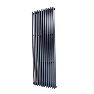 Edmonton Vertical Radiator Grey (H)1800 mm (W)500 mm Price Comparisons | Compare The Build