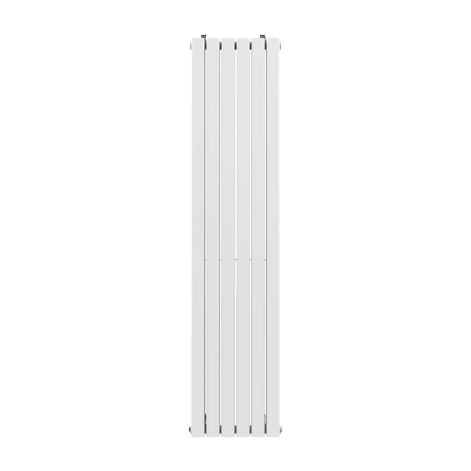 VURTU1 Vertical Double Panel Radiator 1800mm x 410mm - White | Compare The Build