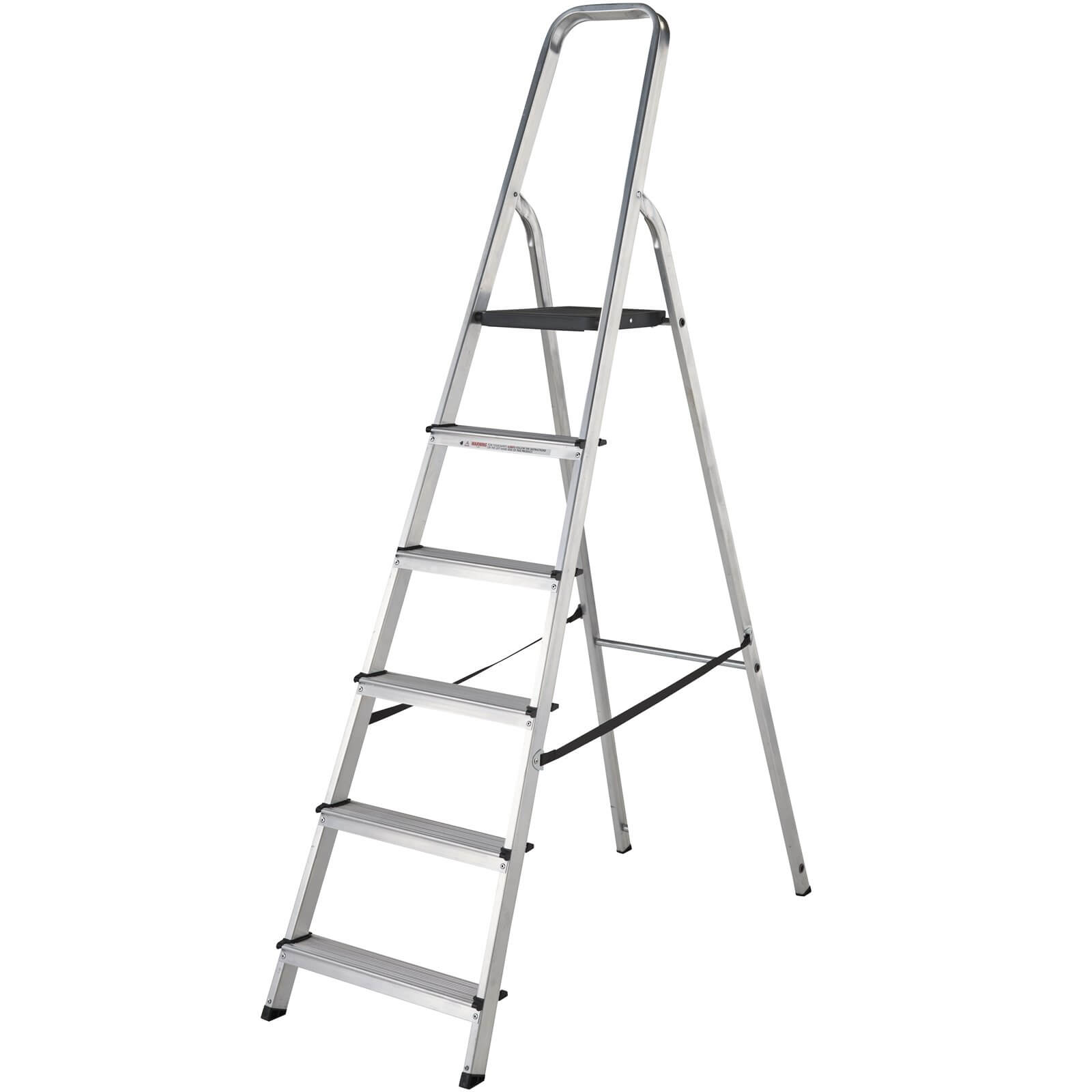 Werner High Handrail Step Ladder - 6 Tread | Compare The Build