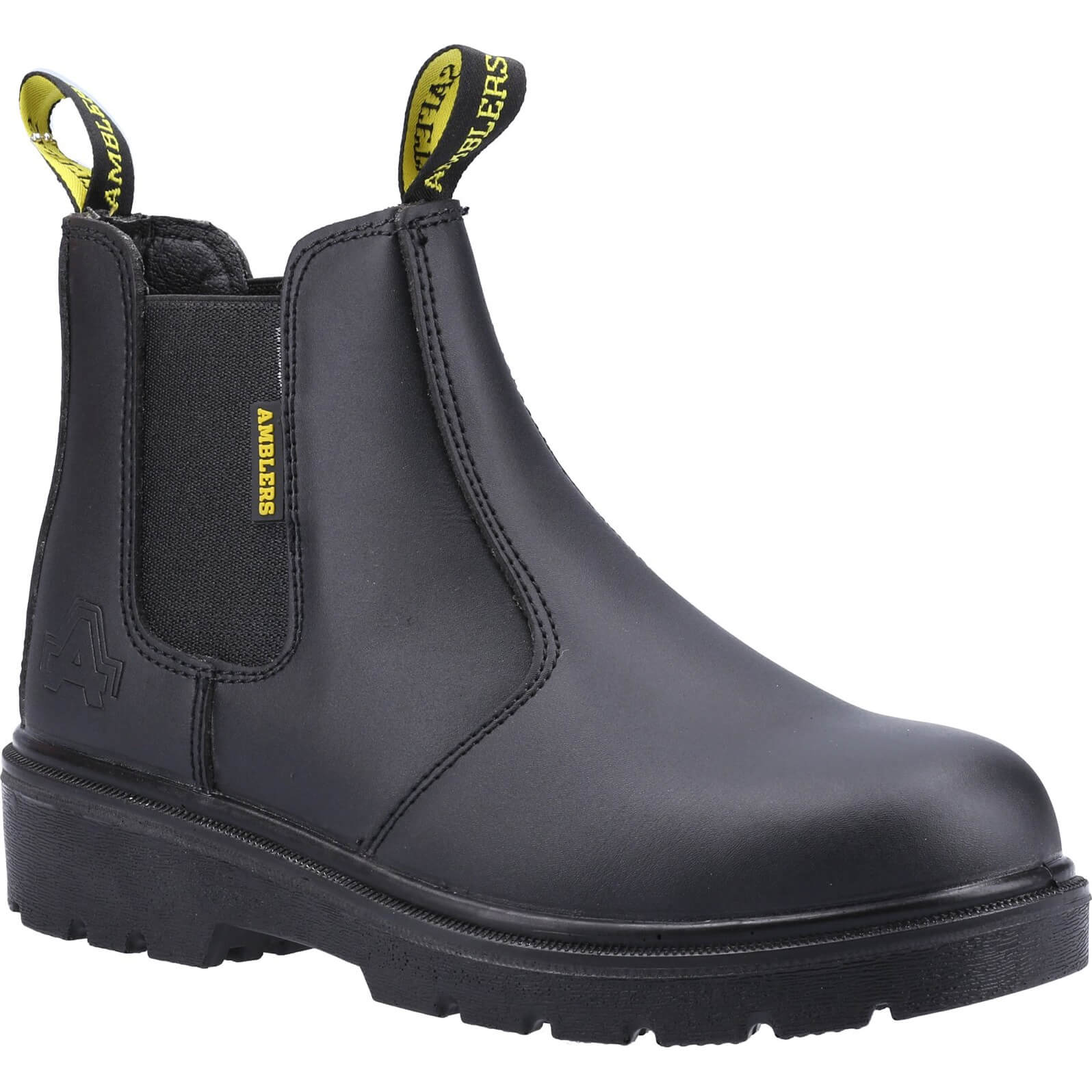 Amblers Mens Safety FS116 Dual Density Pull On Safety Dealer Boots Black Size 14 Price Comparisons | Compare The Build