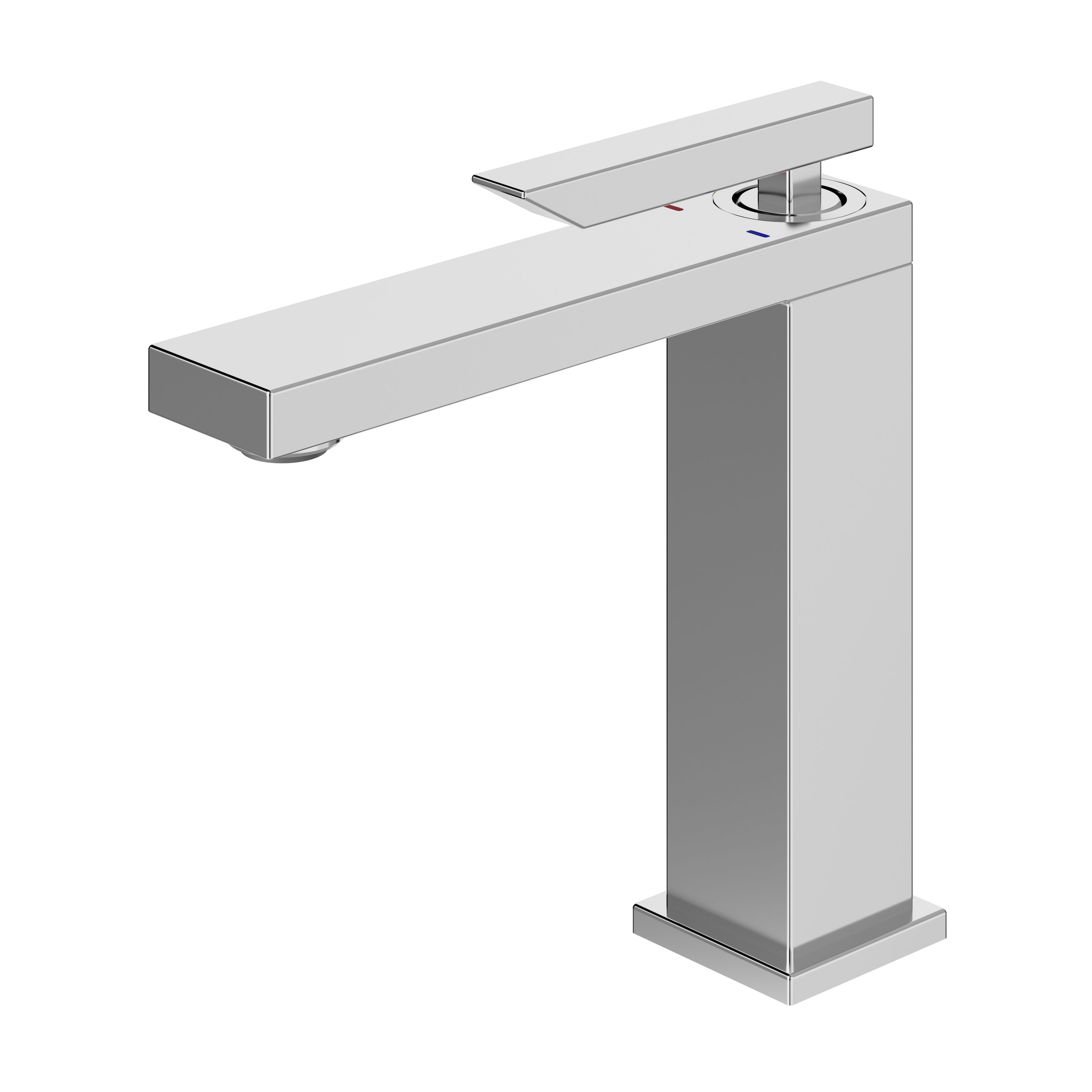 GoodHome Kolima Chrome 1 Lever Single-Flow Medium Basin Mono Mixer Tap | Compare The Build