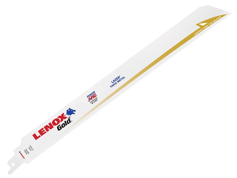 LENOX LEN12110GR 12110GR Gold® Extreme Reciprocating Saw Blades 300mm 10 TPI (Pack 5) Price Comparisons | Compare The Build
