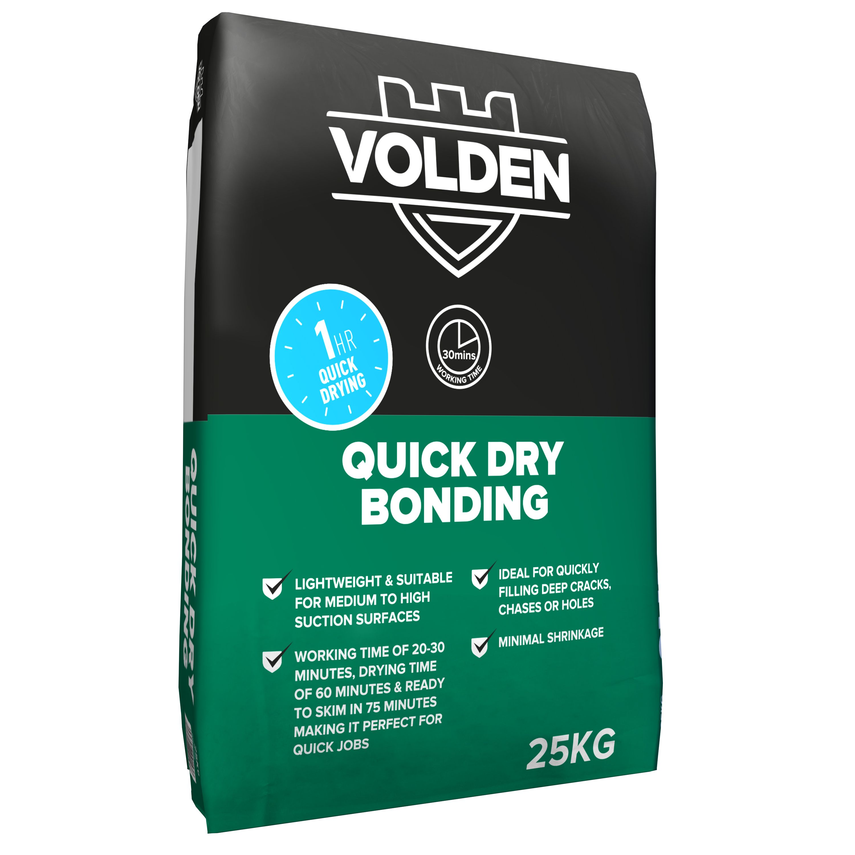 Volden Quick Dry Bonding Plaster, 25Kg, 16L Bag Price Comparisons | Compare The Build