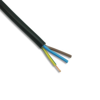 Zexum 0.75mm 3 Core Black Cable Flexible 3183Y - 5 Meter Price Comparisons | Compare The Build