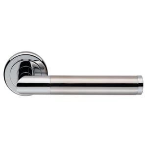 Serozzetta Trend Dual-Tone Round Rose Door Handle - 1 Pair Price Comparisons | Compare The Build