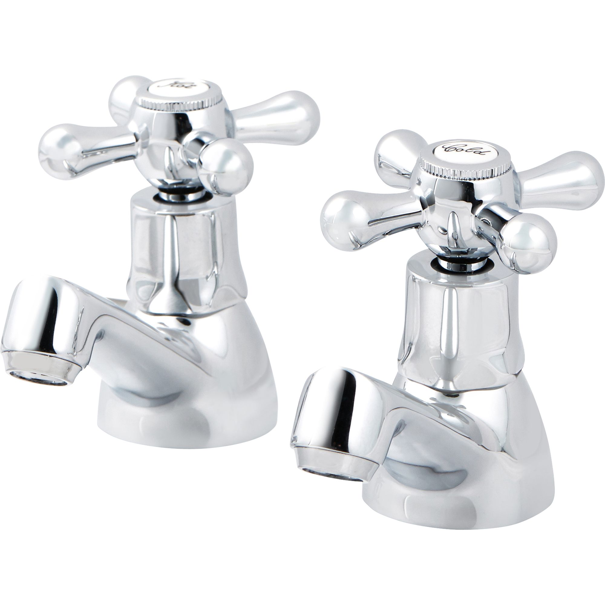 GoodHome Etel Basin Pillar Tap Price Comparisons | Compare The Build