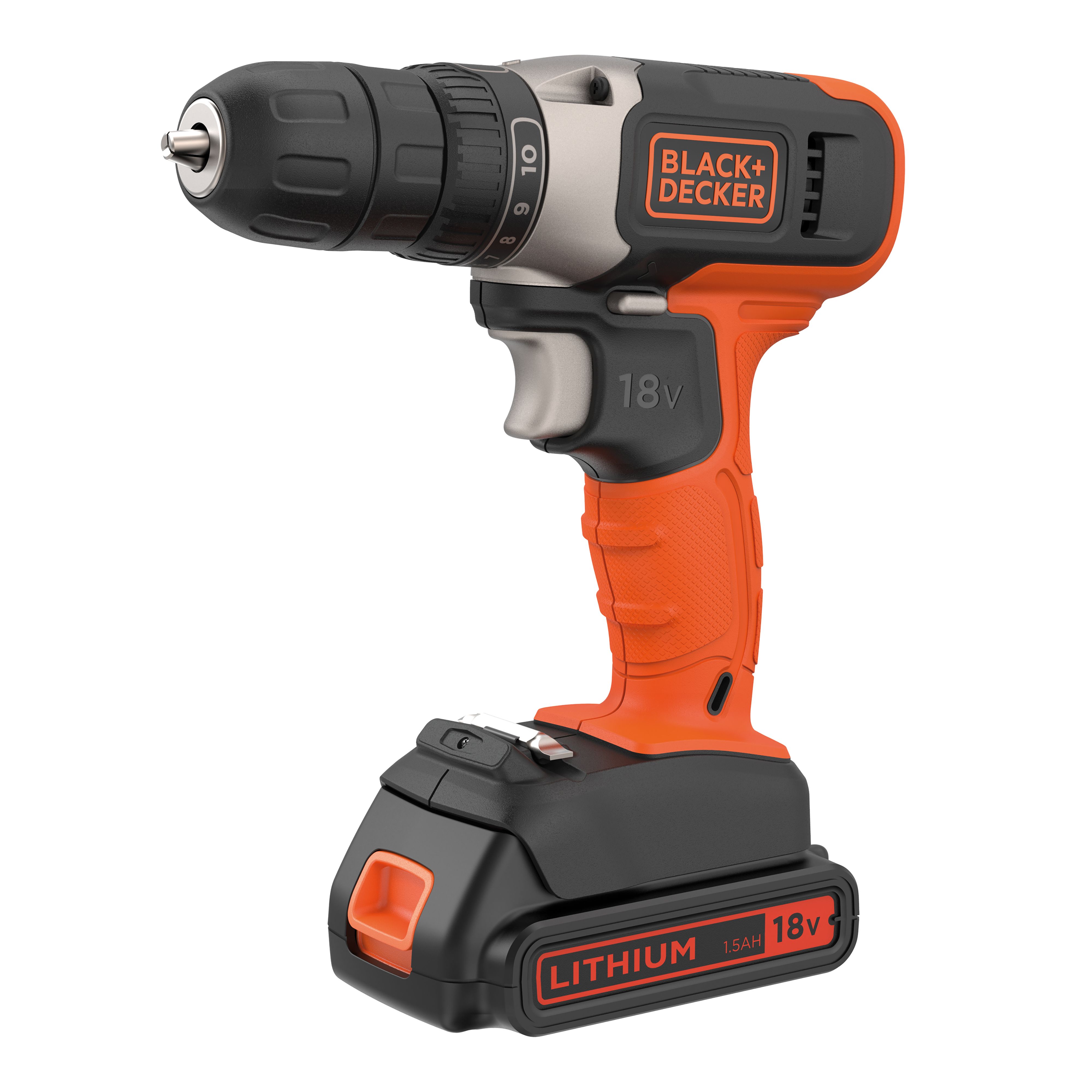 Black & Decker 18V 1.5Ah Li-Ion Cordless Drill Driver 1 Battery Bcd001C1 | Compare The Build