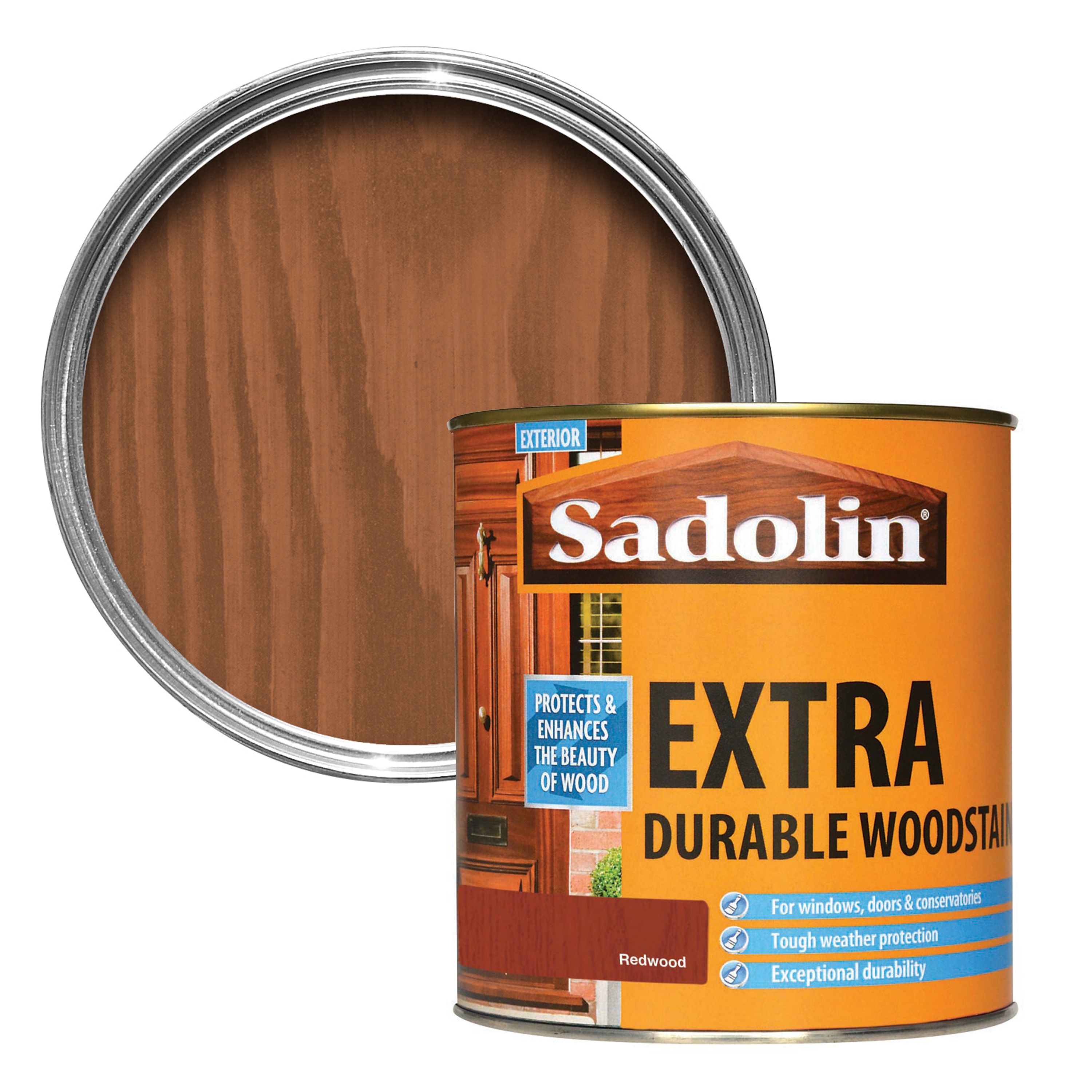 Sadolin Redwood Conservatories, Doors & Windows Wood Stain, 1L | Compare The Build