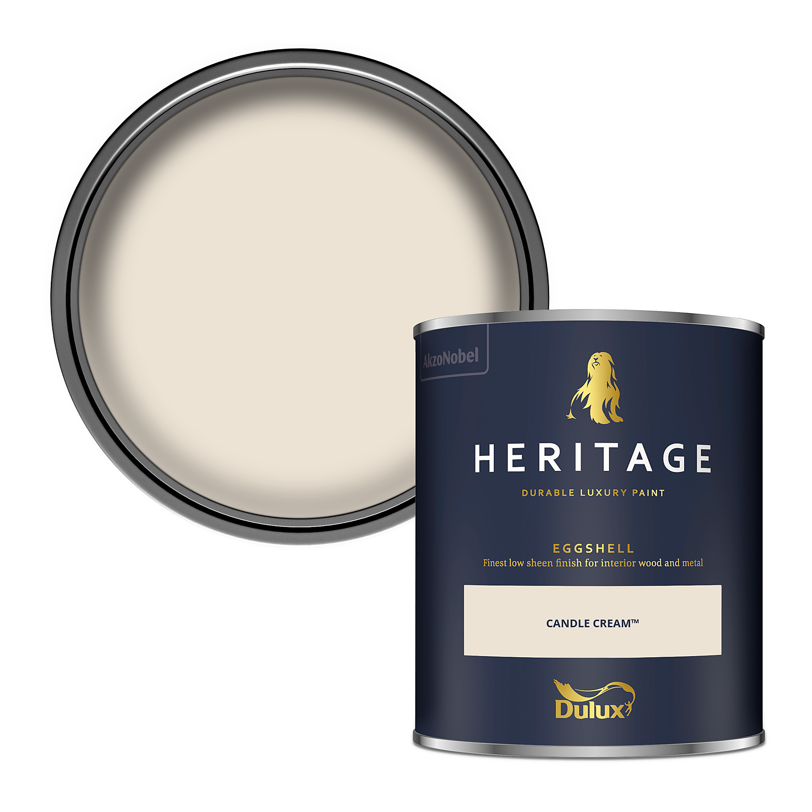 Dulux Heritage Eggshell Paint - Candle Cream - 750ml Price Comparisons | Compare The Build