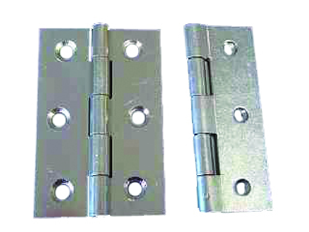 4Trade Butt Hinges Fixed Pin 75mm Zinc Plated Pack of 2 | Compare The Build