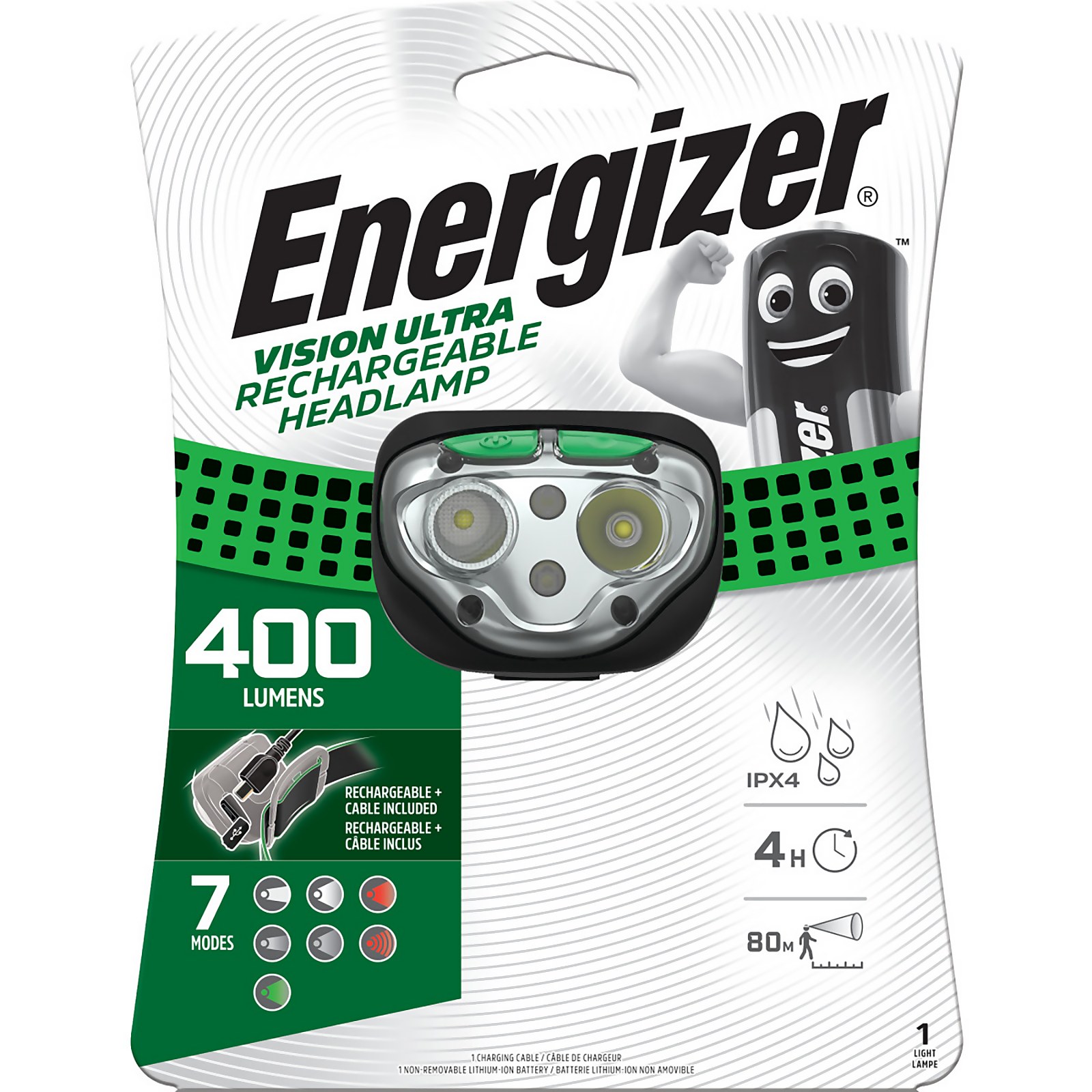 Energizer Vision Ultra HD Rechargeable Headlight | Compare The Build