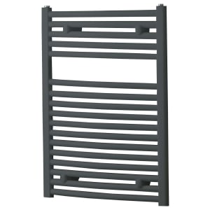 Towelrads Pisa Basalt Grey Towel Radiator - 800 x 500mm Price Comparisons | Compare The Build