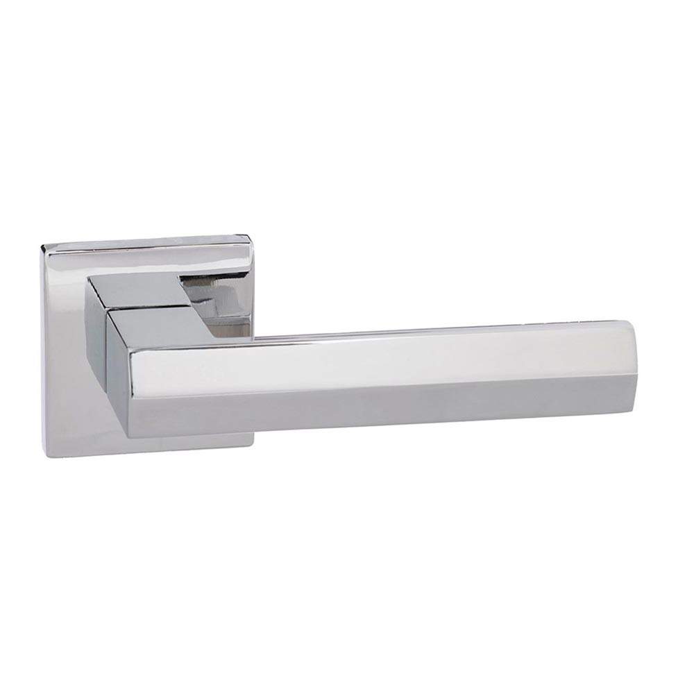 Atlantic Senza Pari Davoli Designer Lever on Flush Square Rose - Polished Chrome Atlantic UK SP216CP | Compare The Build