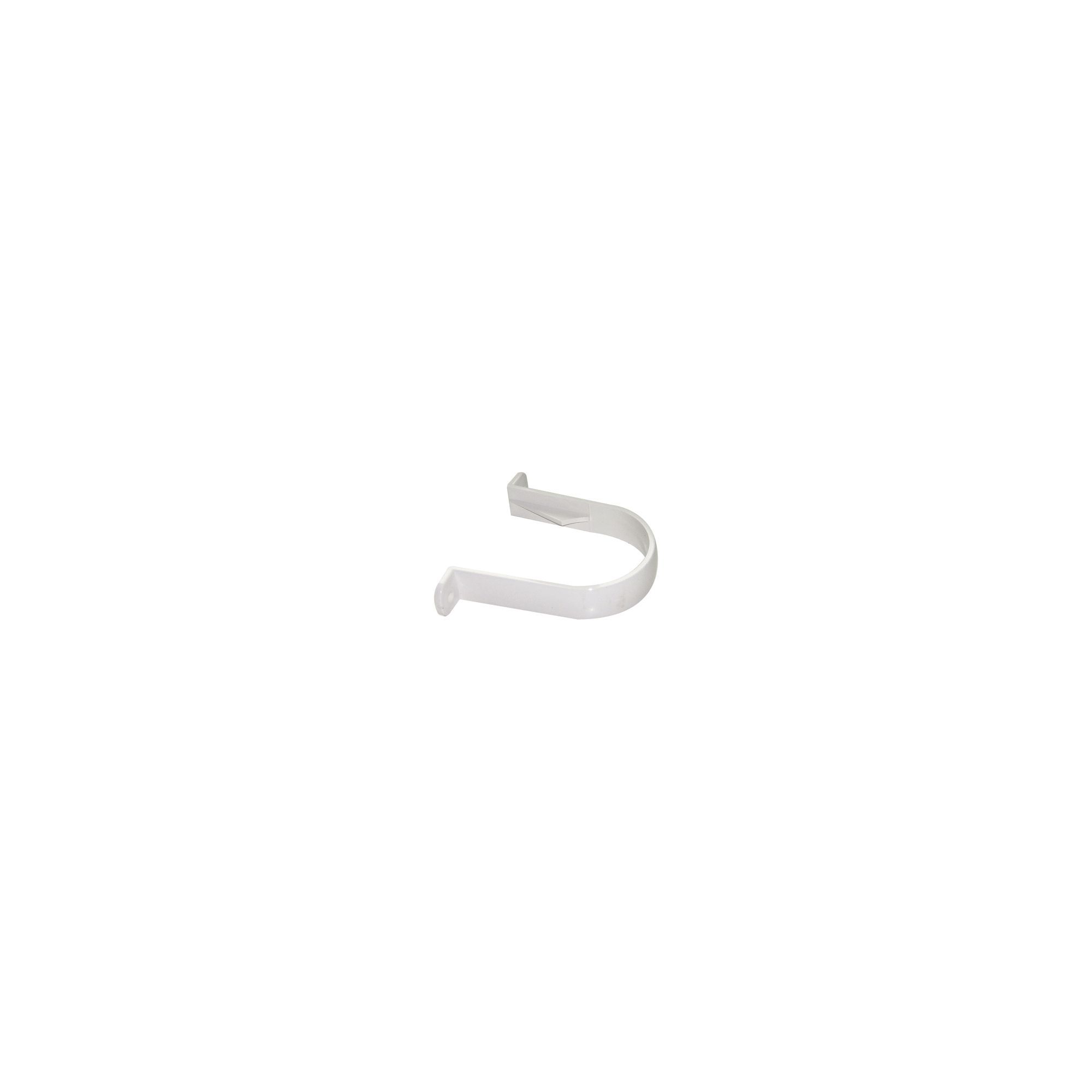 Floplast White Half Round Gutter Clip (Dia)68mm, Pack Of 10 Price Comparisons | Compare The Build