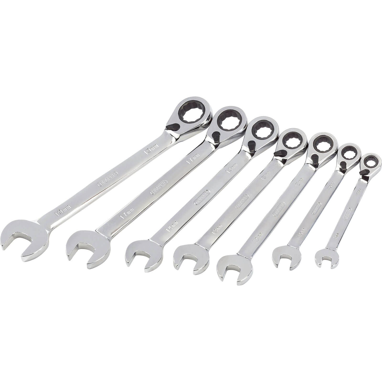 Draper 7 Piece Ratchet Combination Spanner Set Metric Price Comparisons | Compare The Build