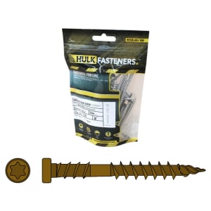 Hulk Composite Decking Screws Infinity Tiger Cove - Pack of 30 Price Comparisons | Compare The Build