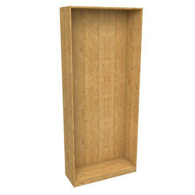 Form Darwin Modular Oak Effect Oak Effect Wardrobe Cabinet (H)2356mm (W)1000mm (D)374mm Price Comparisons | Compare The Build