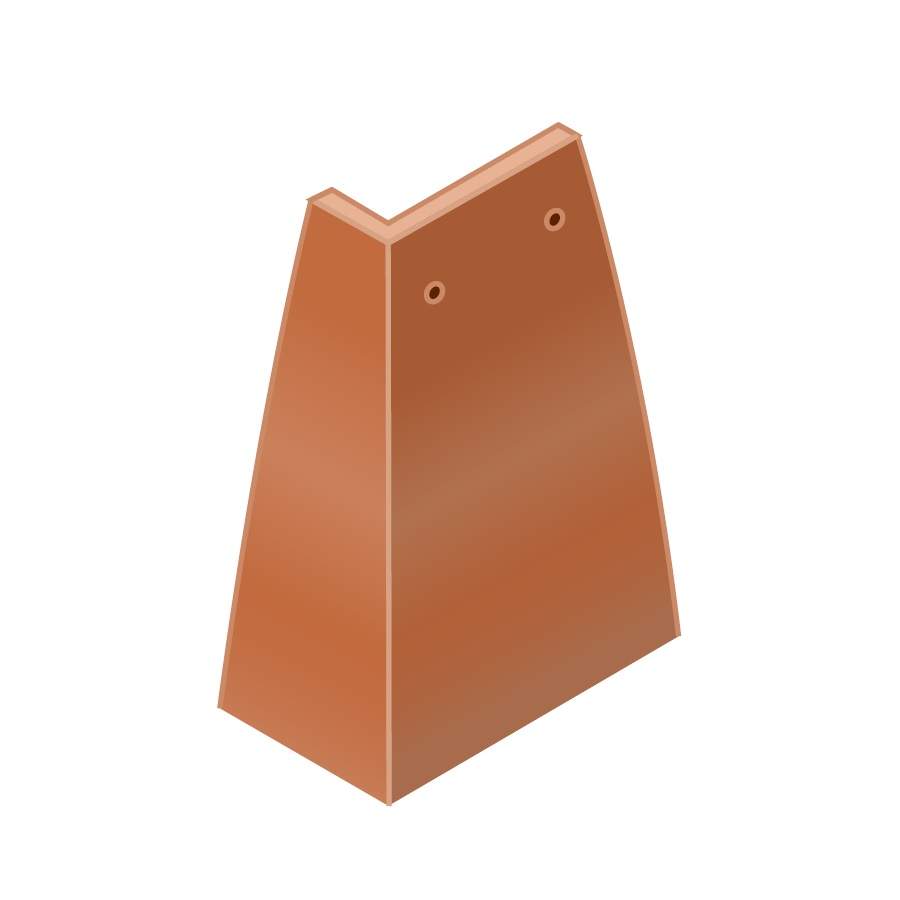 Sandtoft Humber Clay External Angle 135 Degree Left Hand - Natural Red 2453209018 Price Comparisons | Compare The Build