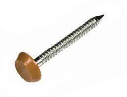 Plastic Headed Nails - 65mm Golden Oak - Box of 100 Price Comparisons | Compare The Build