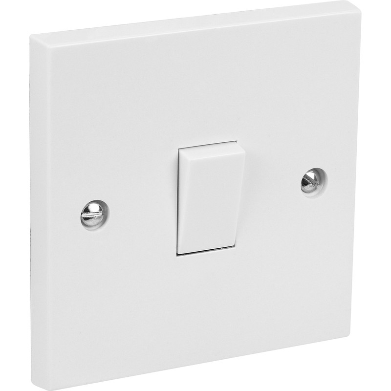 Axiom 10A Switch 1 Gang Intermediate in White Plastic Price Comparisons | Compare The Build
