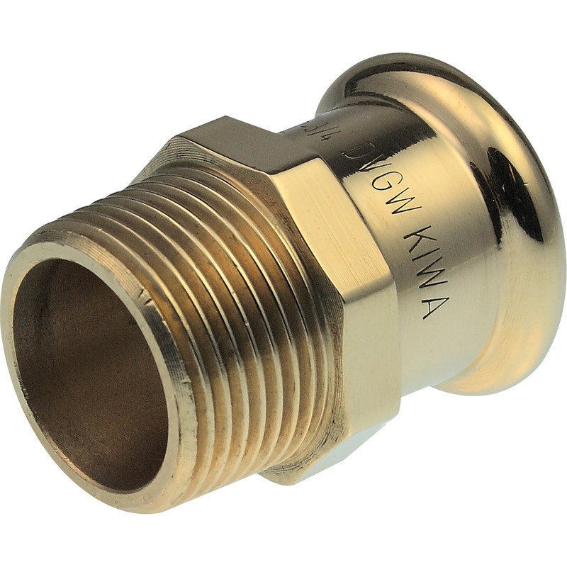 Pegler Yorkshire Xpress Press Fit Straight Male Connector 15mm x 1/2" Copper Price Comparisons | Compare The Build