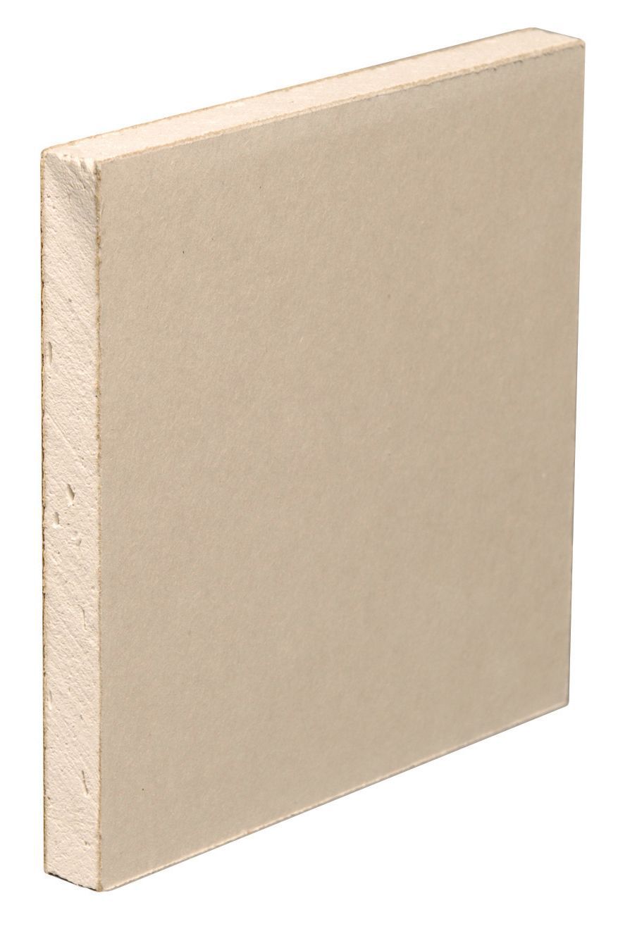 Standard Square edge Plasterboard, (L)2.4m (W)1.2m (T)9.5mm Price Comparisons | Compare The Build