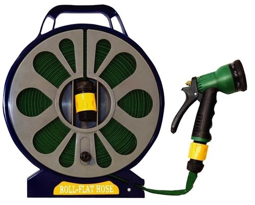 Green Blade 15m Flat Hose with Spray Nozzle Price Comparisons | Compare The Build