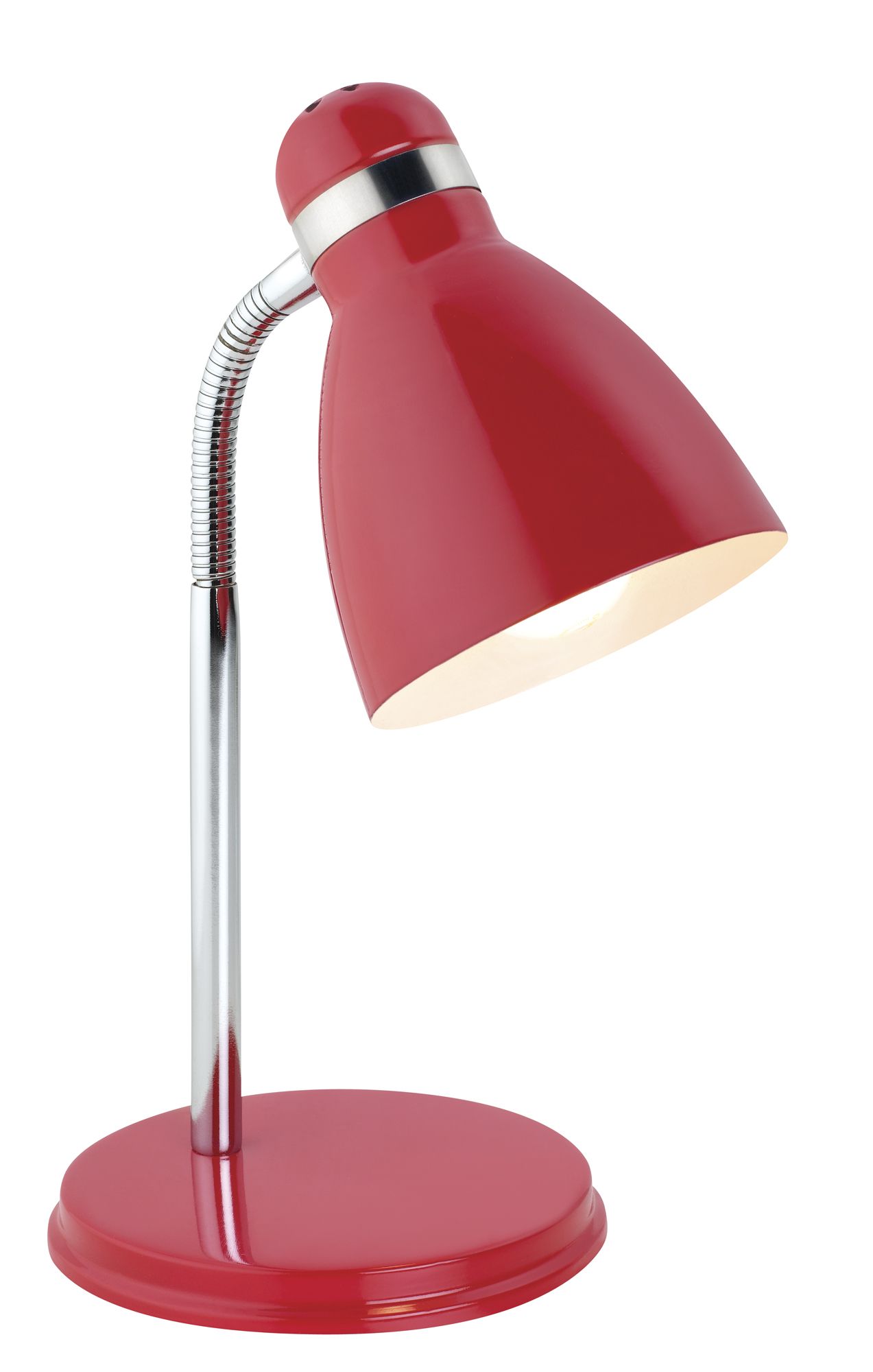 Shelley Red Cfl Desk Lamp Price Comparisons | Compare The Build