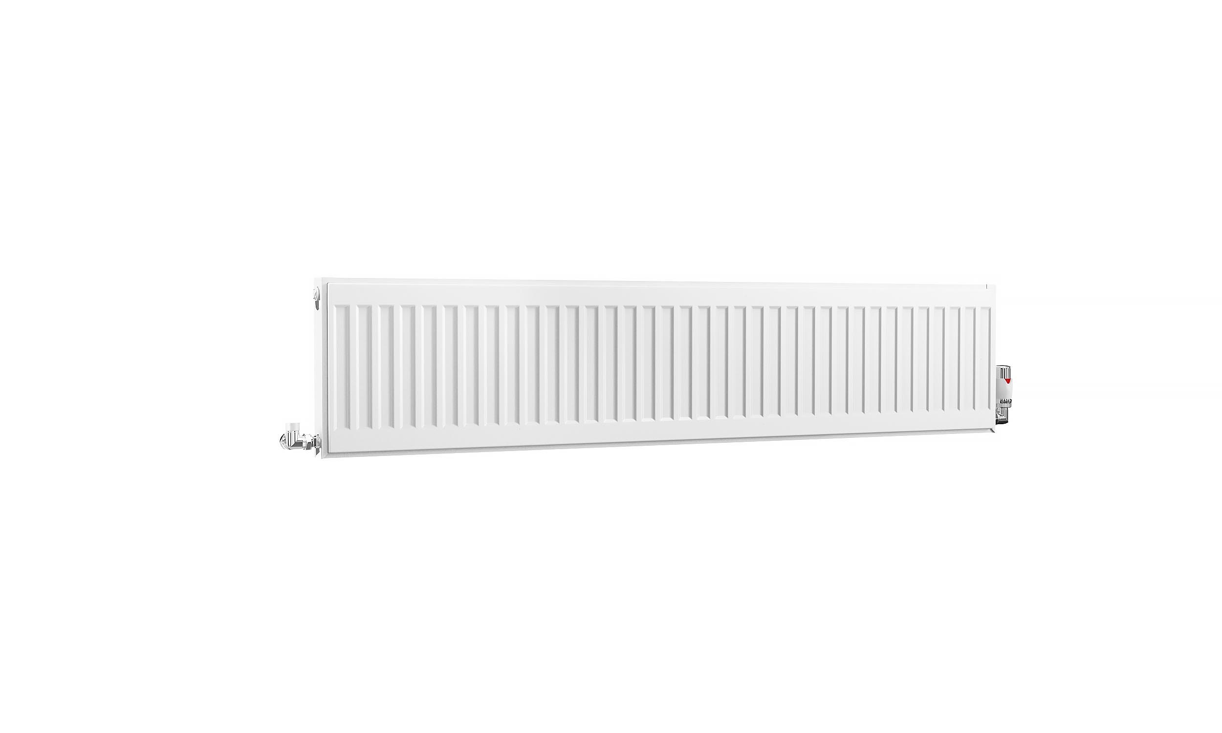 Kartell K-Rad Compact Horizontal Radiator, White, 300mm x 1400mm - Single Panel, Single Convector Price Comparisons | Compare The Build