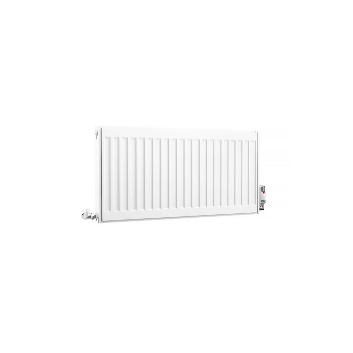 Kartell K-Rad Compact Horizontal Radiator, White, 400mm x 800mm - Double Panel, Single Convector Price Comparisons | Compare The Build