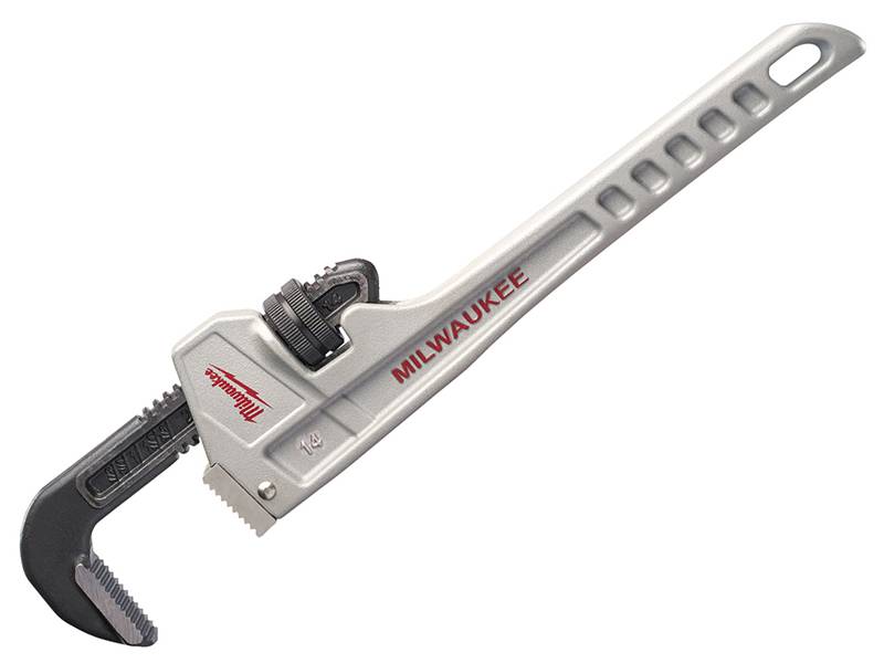 Milwaukee Hand Tools MHT48227214 Aluminium Pipe Wrench 350mm (14in) Price Comparisons | Compare The Build