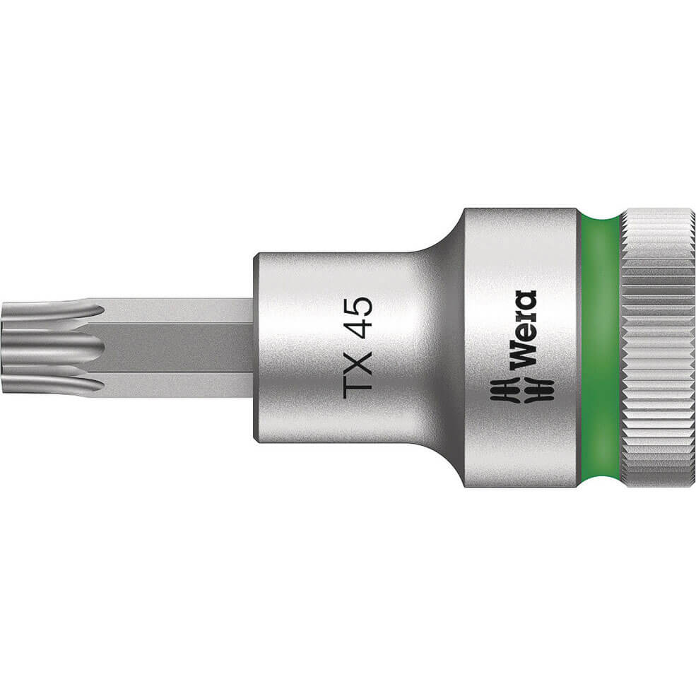 Wera Zyklop 1/2" Drive Torx Screw Hold Socket Bit 1/2" T45 Price Comparisons | Compare The Build