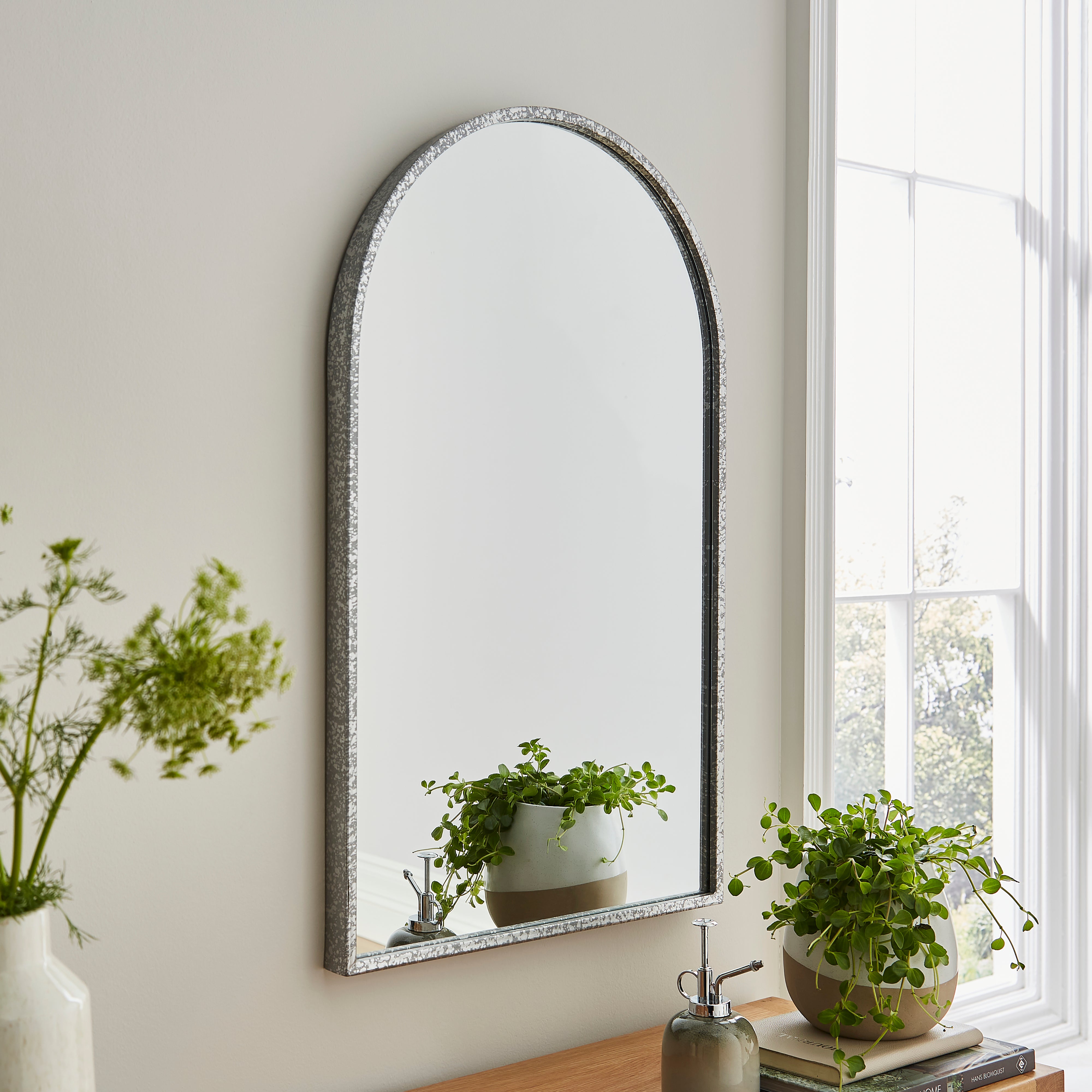 Indoor Outdoor Churchgate Arch Mirror, 50cm x 80cm Steel Price Comparisons | Compare The Build