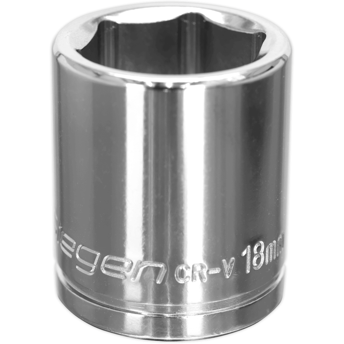 Siegen 3/8" Drive Hexagon WallDrive Socket Metric 3/8" 18mm | Compare The Build