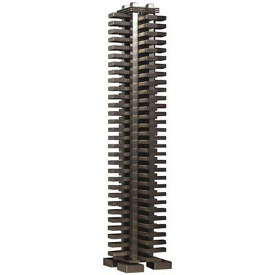 Accuro Korle Totem Vertical Designer Radiator, Stainless Steel (W)270mm (H)1325mm Price Comparisons | Compare The Build