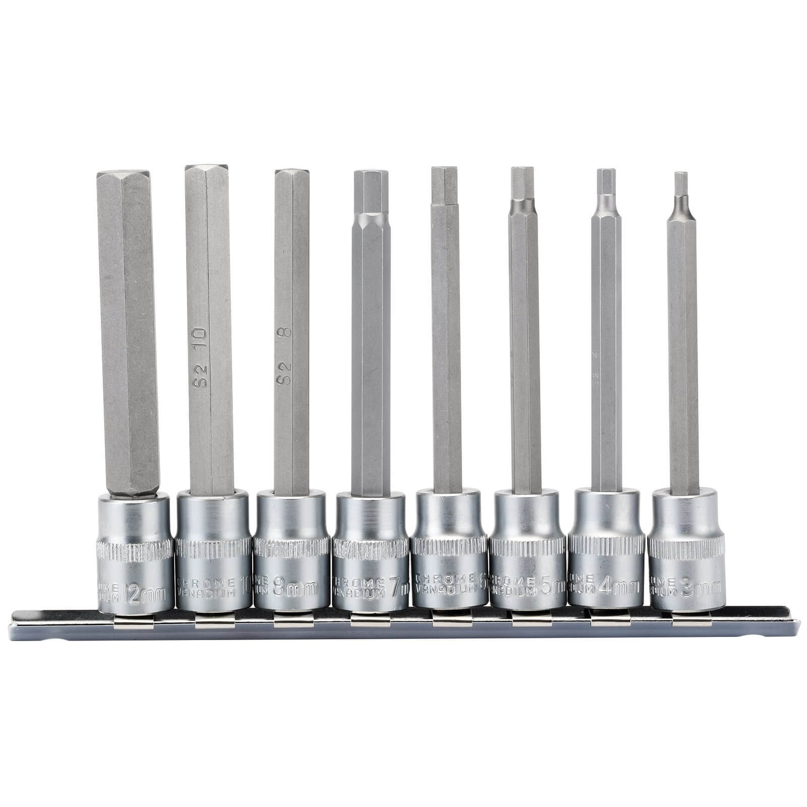 Draper 8 Piece 3/8" Drive Hexagon Socket Bit Set 3/8" 100mm Price Comparisons | Compare The Build