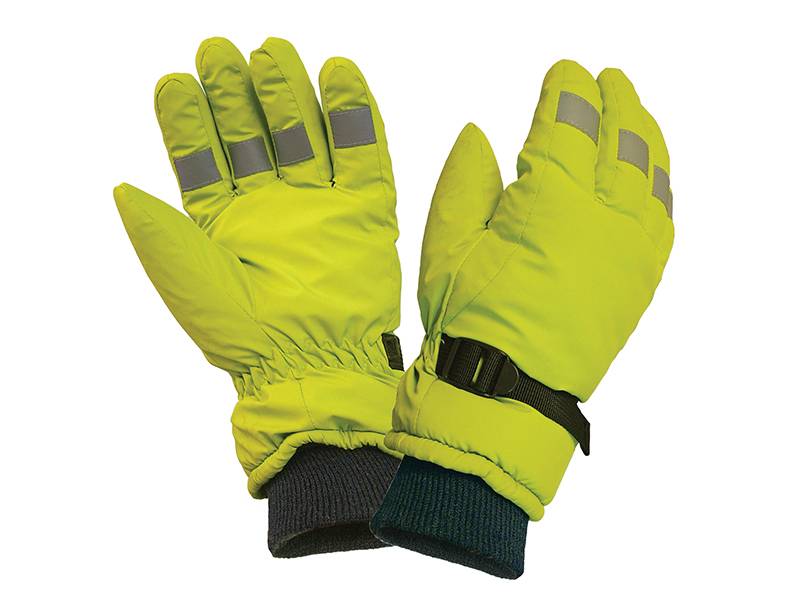 Scan SCAGLOHVISL Hi-Visibility Gloves  Yellow - L (Size 9) Price Comparisons | Compare The Build