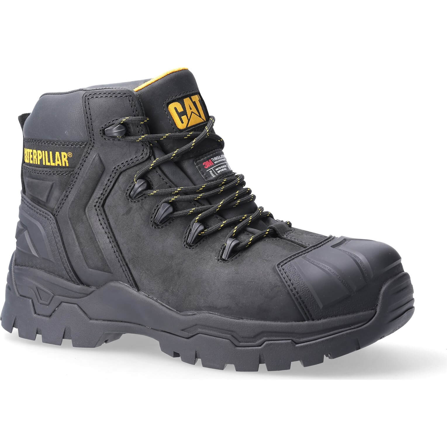 Caterpillar Mens Everett S3 Wp Safety Boot Black Size 11 | Compare The Build