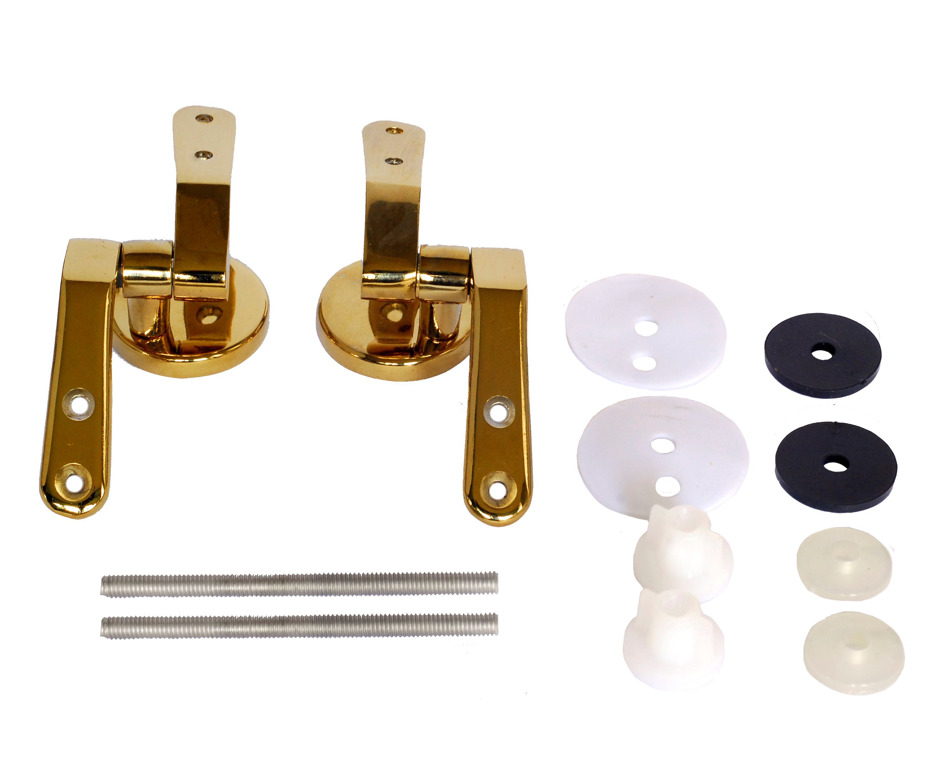 Euroflo Gold Effect Steel Toilet Seat Hinges, Pack Of 2 Price Comparisons | Compare The Build