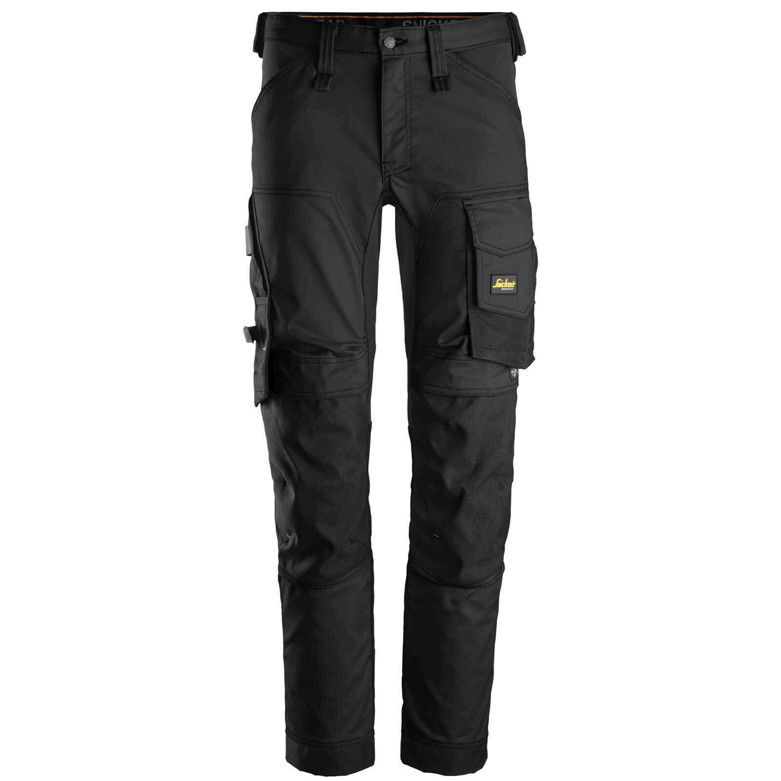 Snickers 6341 Allround Work Stretch Slim Fit Trousers Black 44" 32" Price Comparisons | Compare The Build