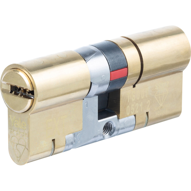 Yale Platinum 3 Star Euro Double Cylinder 35-35mm in Brass Steel Price Comparisons | Compare The Build