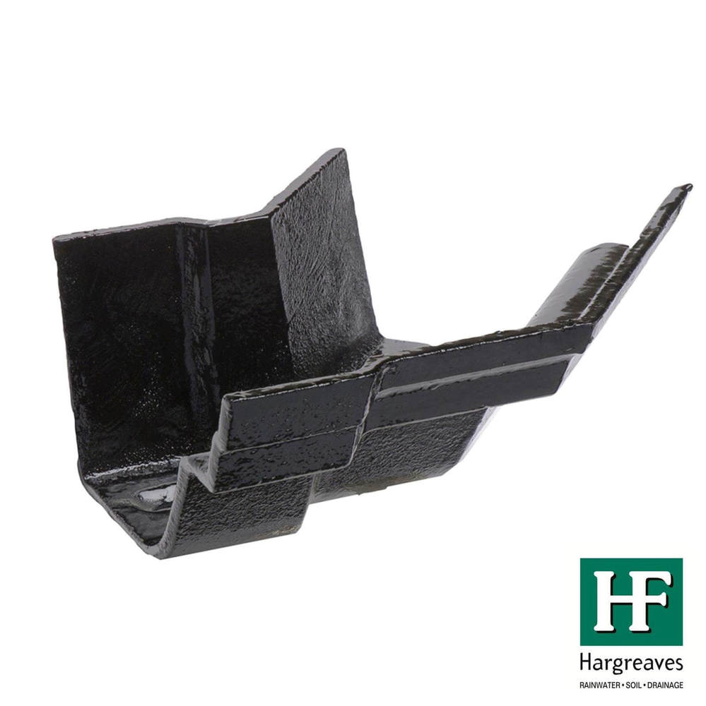 Cast Iron Notts Ogee Gutter External Angle - 135 Degree x 115mm Black Price Comparisons | Compare The Build