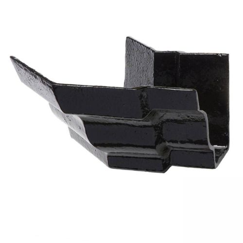 Cast Iron Moulded Ogee Gutter External Angle - 135 Degree x 125mm Black Price Comparisons | Compare The Build