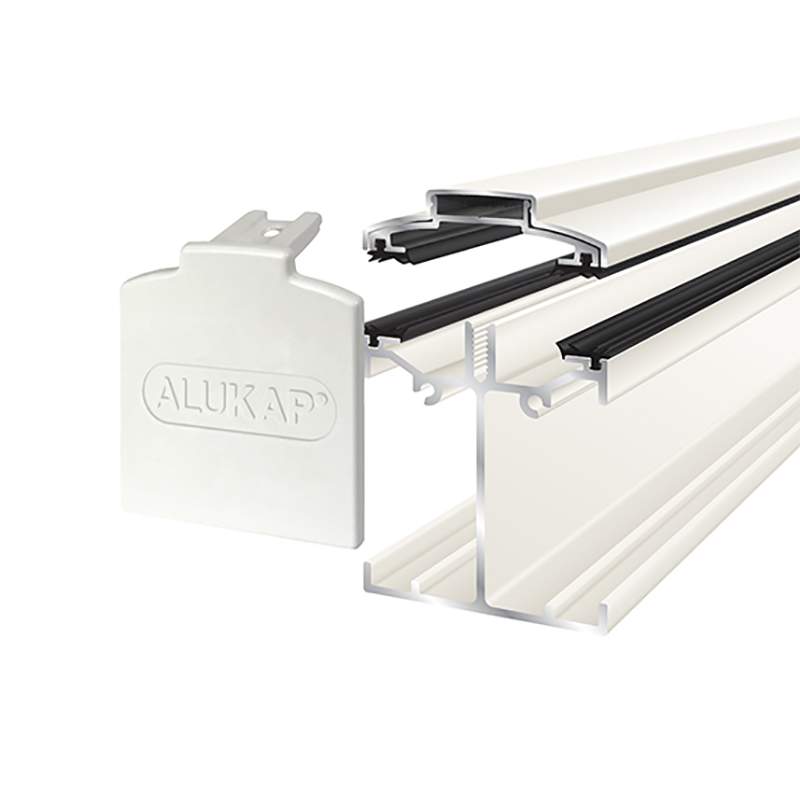 ALUKAP-SS Low Profile Glazing Bar White - 4.8m AKSS224W | Compare The Build