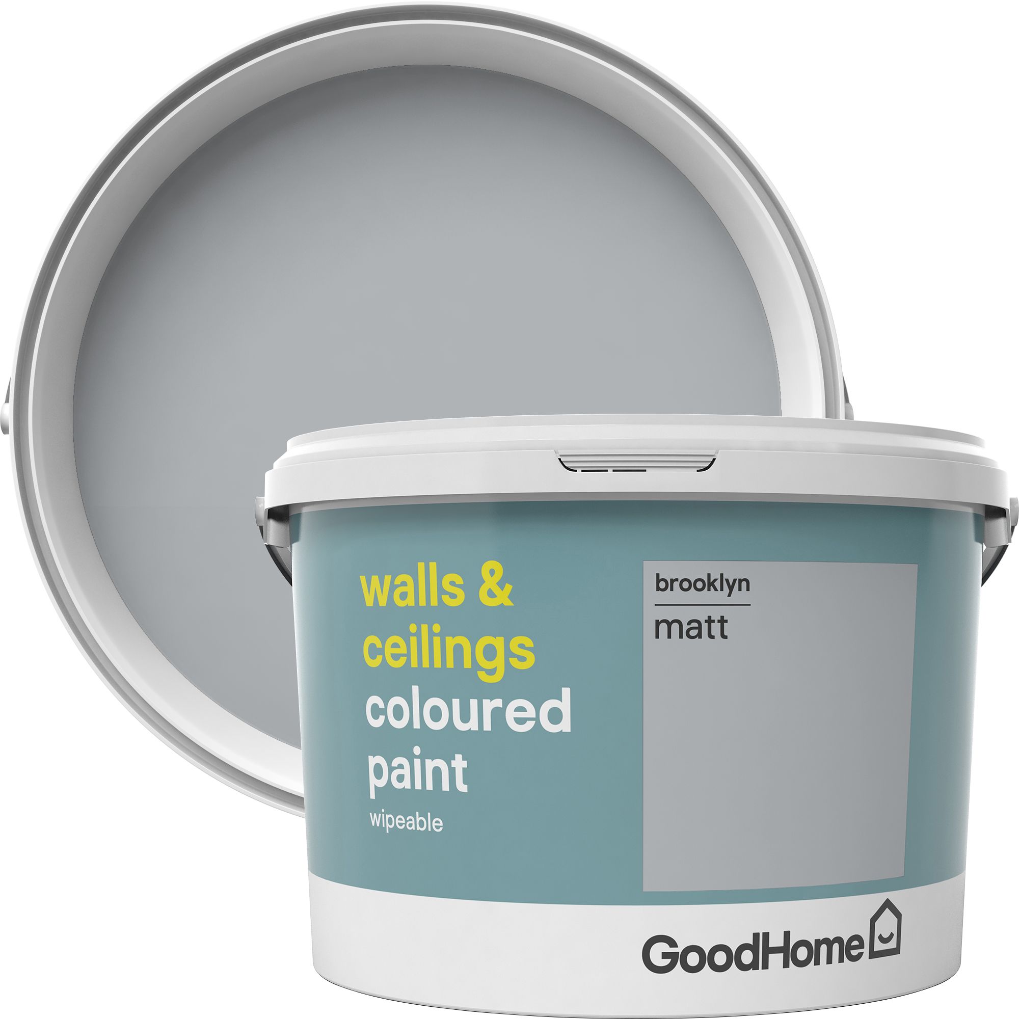 GoodHome Walls & ceilings Brooklyn Matt Emulsion paint, 2.5L Price Comparisons | Compare The Build