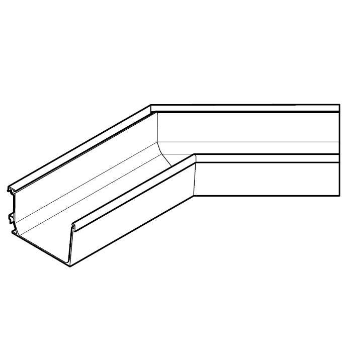 Alumasc Aqualine Box 135dg Internal Angle in Anthracite Grey - 140mm x 100mm Aluminium EBG14/IA13A/PPC/7016 Price Comparisons | Compare The Build