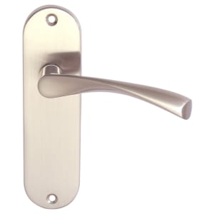 Eden Satin Nickel Latch Door Handle - 1 Pair Price Comparisons | Compare The Build